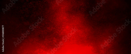 Blood Dark Wall Texture Background. Halloween background. Cracked shabby old cement, red wall scratches, Dark maroon concrete wall for the background. dark red slum cement.	