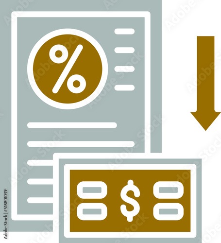 Down Payment Icon Style