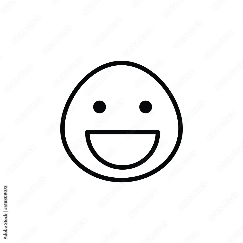 Fototapeta premium smliey emoji vector for website symbol icon presentation