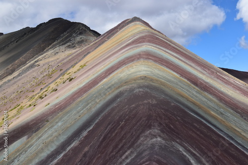 Rainbow Mountain Vinicunca (Montana de siete colores) and the valleys and landscapes around it in Peru © ChrisOvergaard