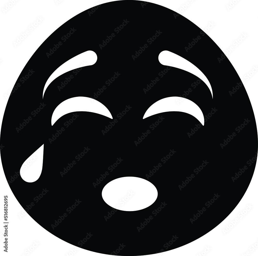 cry emoji vector for website, icon, symbil presentation cry emoji vector for website, icon, symbil presentation