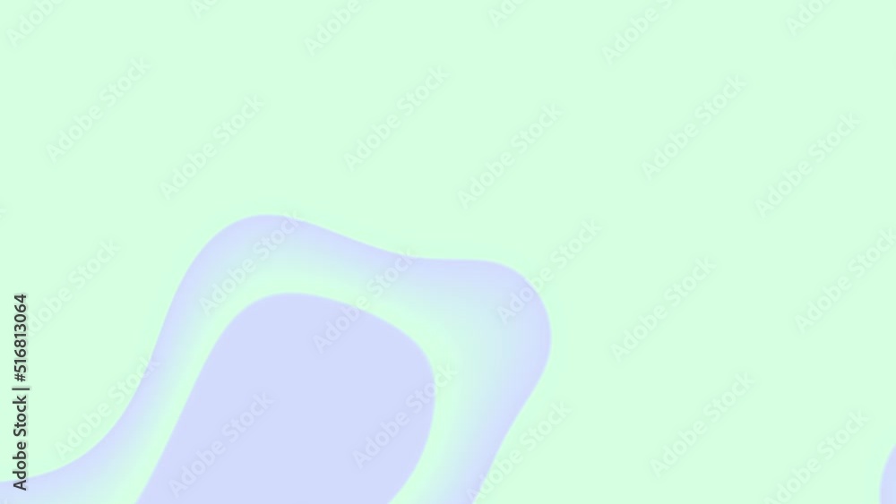 Wavy and round lilac elements on light green background with text space. Pastel banner and presentation template. Loop fluid animation. Tender abstract backdrop. Graphic design layout. Calm wallpaper Wavy and round lilac elements on light green background with text space. Pastel banner and presentation template. Loop fluid animation. Tender abstract backdrop. Graphic design layout. Calm wallpaper