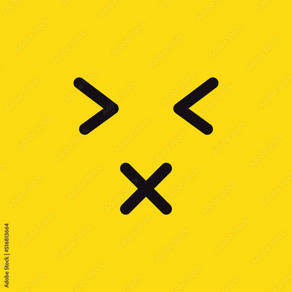 hurt emoji vector for website symbol icon presentation hurt emoji vector for website symbol icon presentation