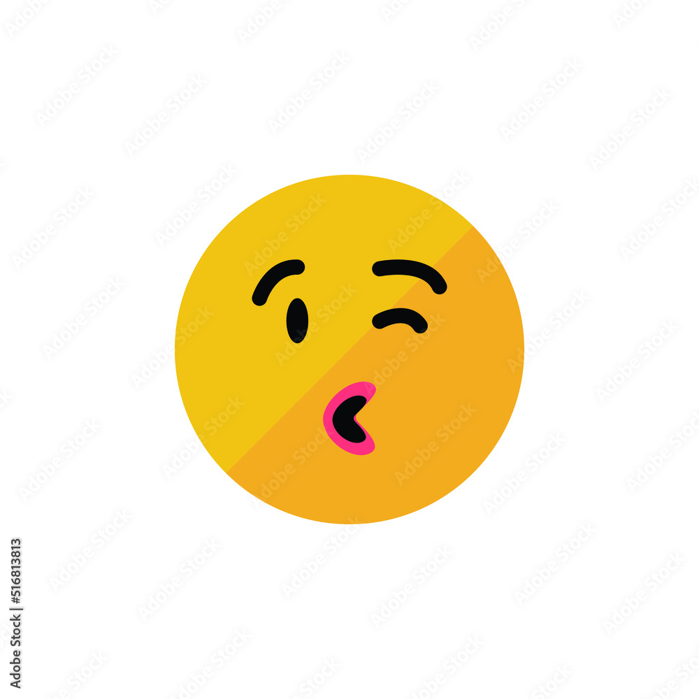 beauty emoji vector for website symbol icon presentation