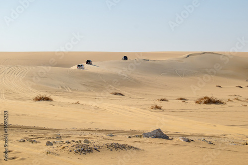 footprints in the sand dunes