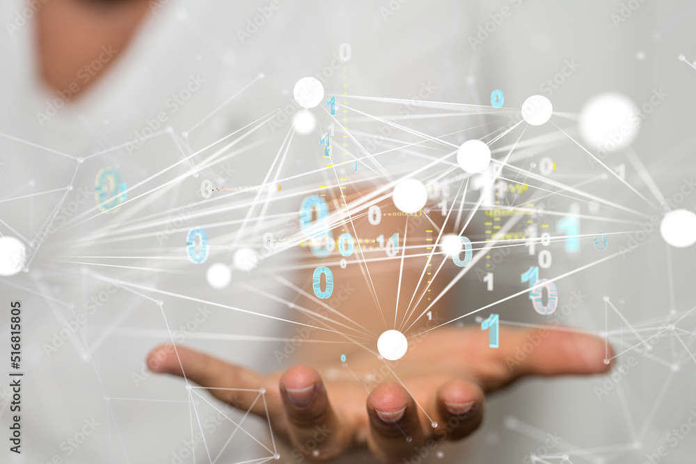 Futuristic wave, Futuristic data stream Futuristic wave, Futuristic data stream
