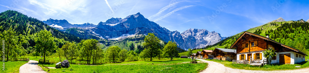 landscape at the Risstal Valley in Austria