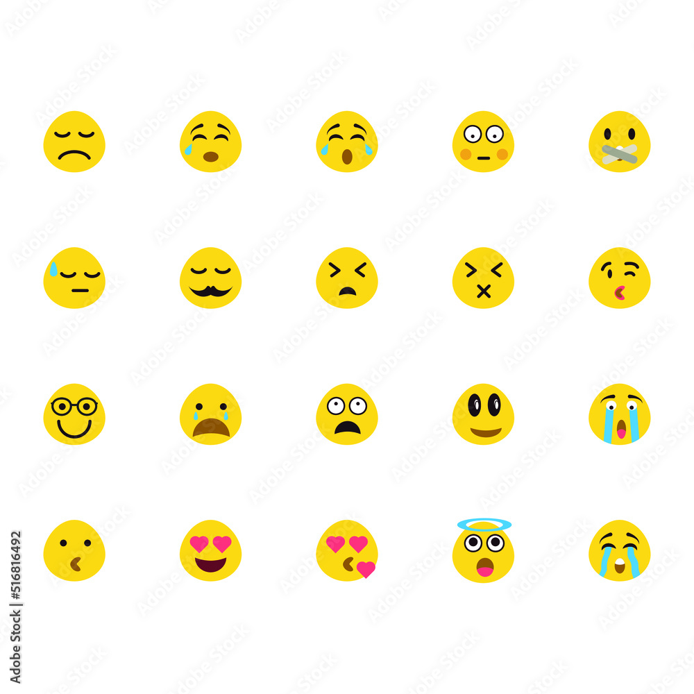 emoji set vector for website symbol icon presentation emoji set vector for website symbol icon presentation