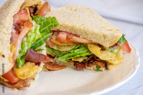 Bacon, Lettuce, Tomato with chips