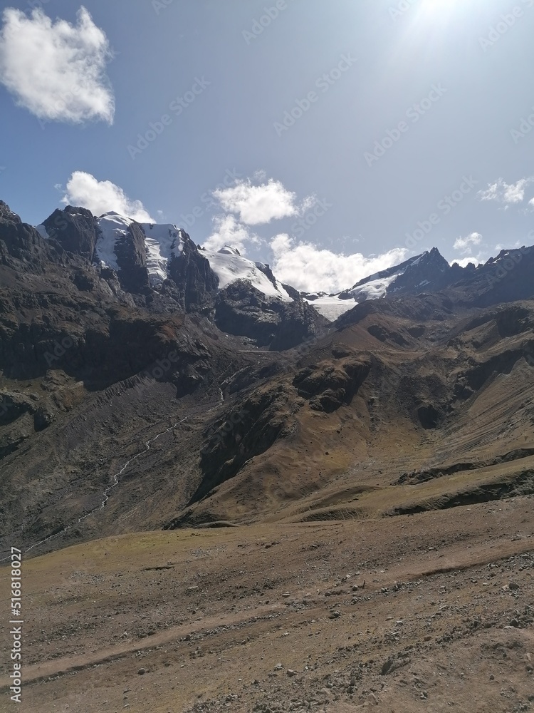 The colorful Rainbow Mountain Vinicunca in Peru The colorful Rainbow Mountain Vinicunca in Peru