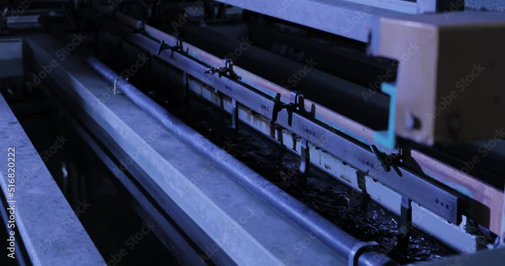 Testing of electronic circuit boards using liquid immersion, in a modern laboratory. Manufacturing of microcircuits and microprocessors. Production of microelectronic equipment. blue toning Testing of electronic circuit boards using liquid immersion, in a modern laboratory. Manufacturing of microcircuits and microprocessors. Production of microelectronic equipment. blue toning