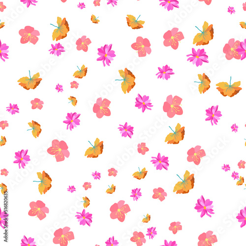 floral seamless pattern vector illustration design 