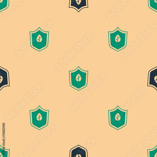 Green and black Vegan food diet icon isolated Green and black background. Organic, bio, eco symbol. Vegan, no meat, lactose free, healthy, fresh and nonviolent food. Vector