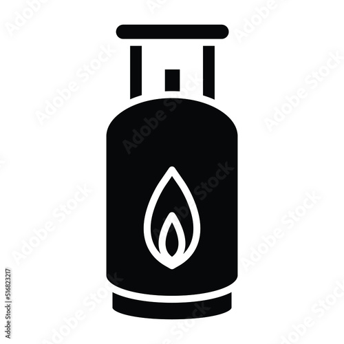 Gas Cylinders Icon Style