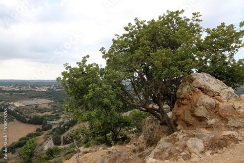 Landscape in the mountains in northern Israel