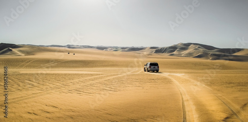 Safari and Sands  mountains in the desert at Siwa oasis Egypt  © Hazemomar