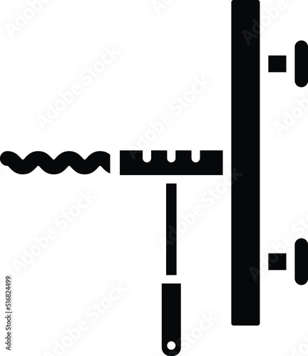 Sink Auger Icon Style