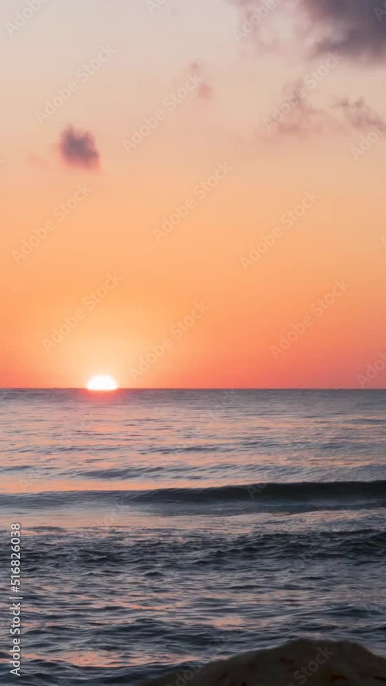 Time lapse sunries over the Mediterranean sea. Time lapse sunries over the Mediterranean sea.