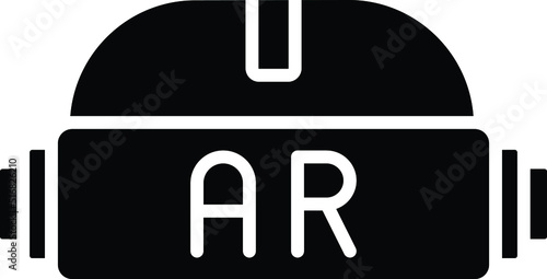 Ar Helmet Icon Style