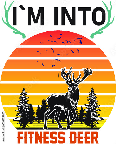 hunting t-shirt design.