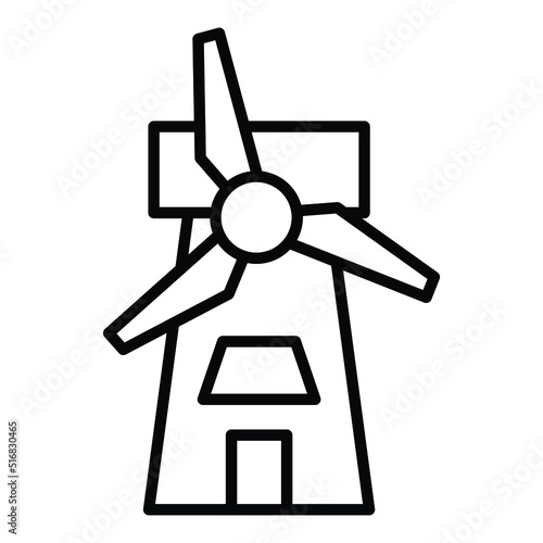 Wind Power Icon Style