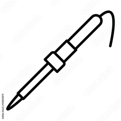 Soldering Iron Icon Style