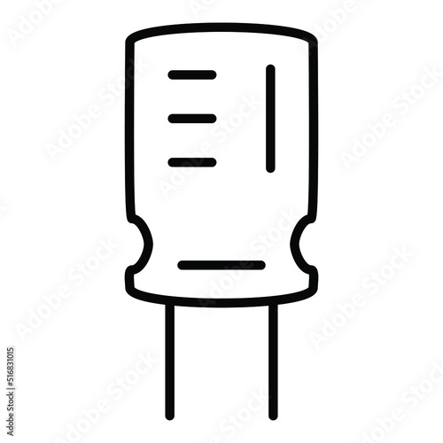 Capacitor Icon Style