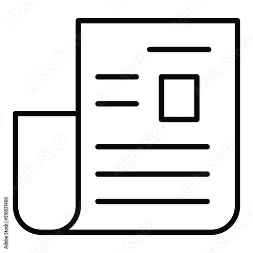 Newspaper Icon Style