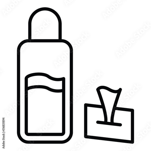 Makeup Remover Icon Style