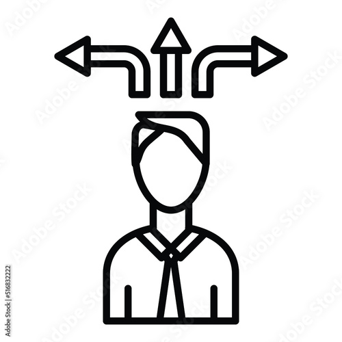 Business Ways Icon Style
