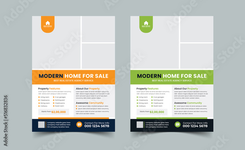 Real Estate Flyer Template Design