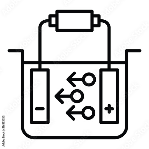 Electrolysis Icon Style