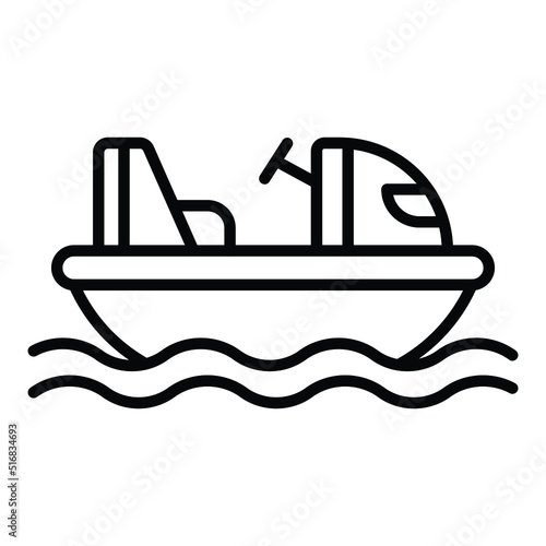 Bumper Boats Icon Style