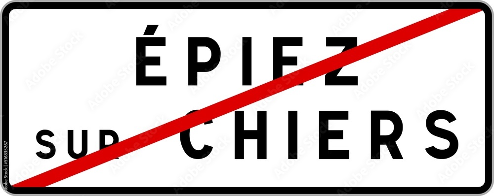 Panneau sortie ville agglomération Épiez-sur-Chiers / Town exit sign Épiez-sur-Chiers Panneau sortie ville agglomération Épiez-sur-Chiers / Town exit sign Épiez-sur-Chiers