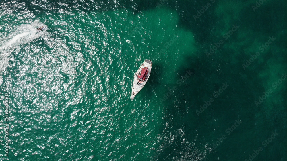 Fototapeta premium boat on the water
