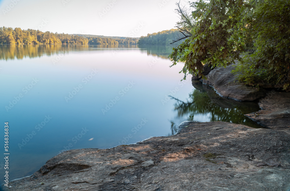 Fototapeta premium lake in the morning