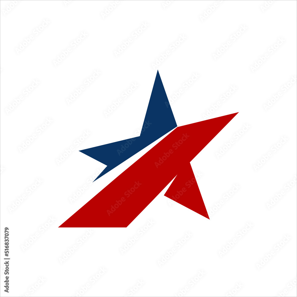 american star vector logo template american star vector logo template