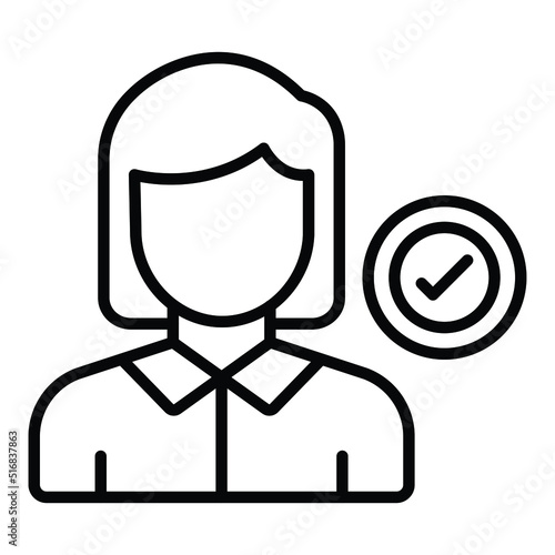 Candidate Female Icon Style