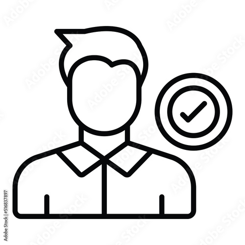 Candidate Male Icon Style