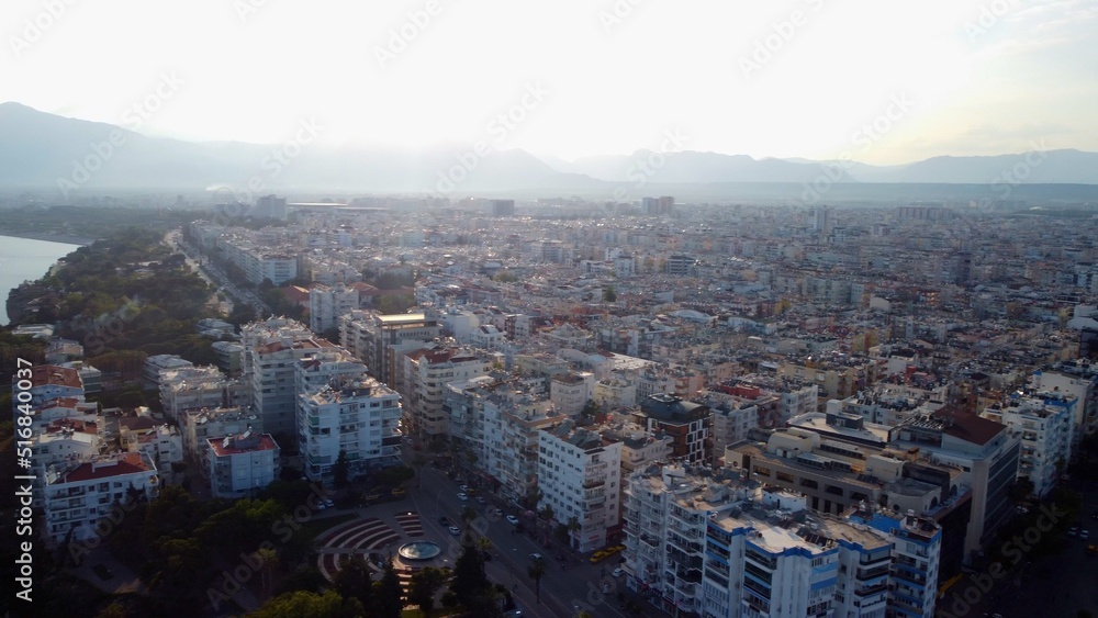 View of the city on sunny day. Antalya, Turkey