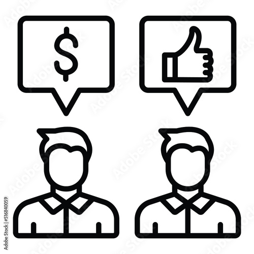 Haggling Icon Style