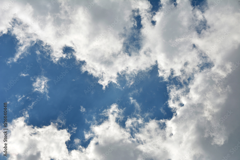 Fototapeta premium Clouds in the blue sky .