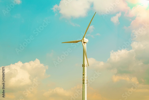 Windmills for electric power production photo