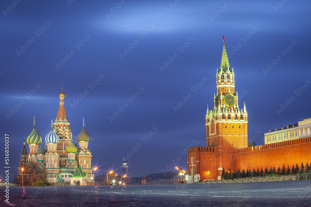 St. Basil s Cathedral at dawn in Red Square, Moscow, Russia St. Basil s Cathedral at dawn in Red Square, Moscow, Russia