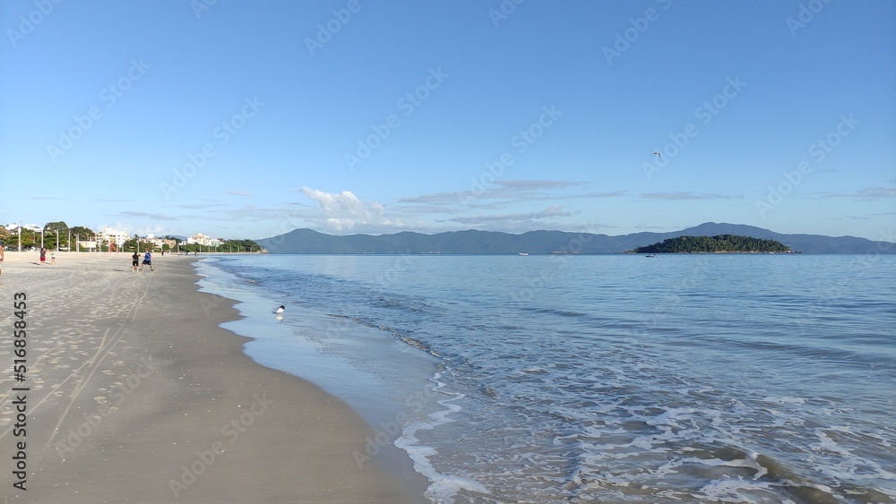 Praia ilha de Florianópolis Santa Catarina Brasil