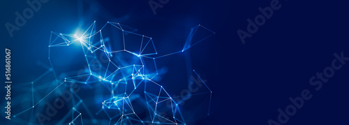 Plexus background with lines and dot connection. Network of connections. Concept of technology, communication, science and medicine.