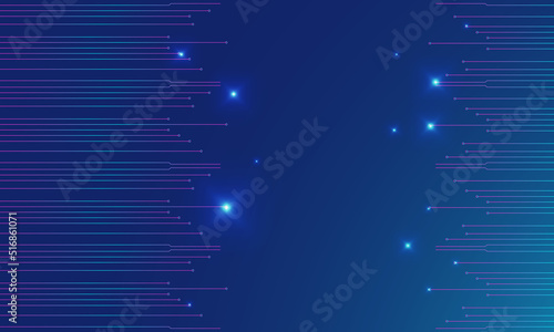 Vector technology background, meta verse. Cloud storage security information concept, cyber network system. Vector illustration.