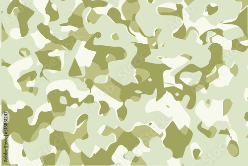 Fashionable camouflage pattern, vector illustration. Military print .Seamless vector wallpaper