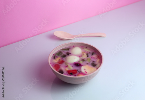 One bowl of soup fruits  indonesia desert 