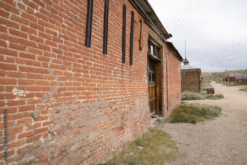 Old Mining Ghost Town In Bodie State Historic Park, California. A Popular Tourist Destination Near Bridgeport.